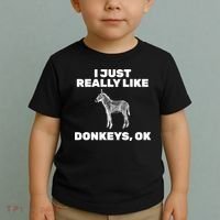 I Just Really Like Donkeys Ok Toddler T-Shirt thumb 2