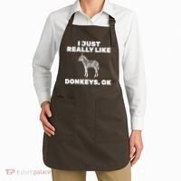 I Just Really Like Donkeys Ok Apron thumb 2