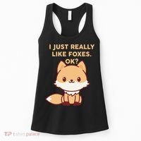I Just Really Like Foxes OK Women's Tank Top thumb 0