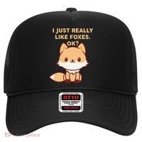 I Just Really Like Foxes OK Hat thumb 0