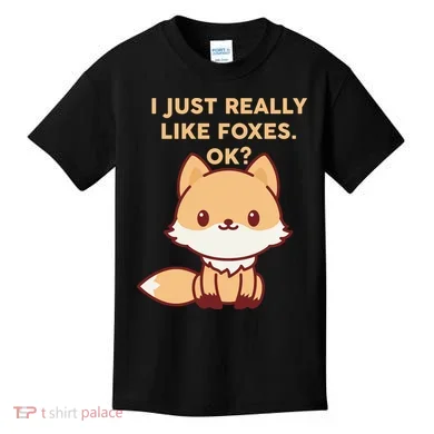 I Just Really Like Foxes OK Kids T-Shirt