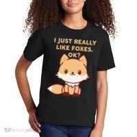 I Just Really Like Foxes OK Kids T-Shirt thumb 2