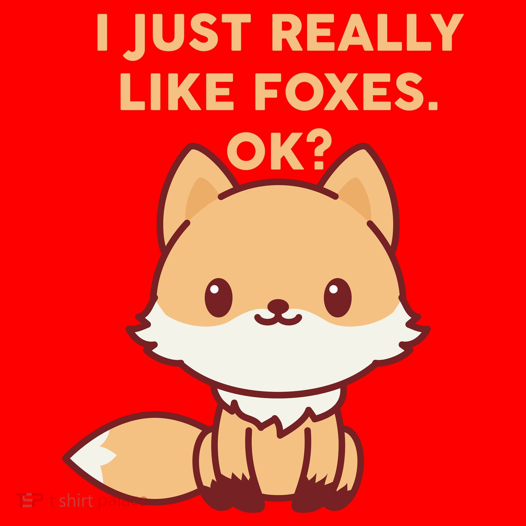 I Just Really Like Foxes OK Santa Hat