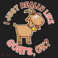I Just Really Like Goats Ok? Women's Sweatshirt thumb 2