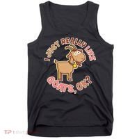 I Just Really Like Goats Ok? Tank Top thumb 0