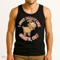 I Just Really Like Goats Ok? Tank Top thumb 3
