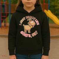 I Just Really Like Goats Ok? Kids Hoodie thumb 3