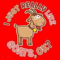 I Just Really Like Goats Ok? Santa Hat thumb 1