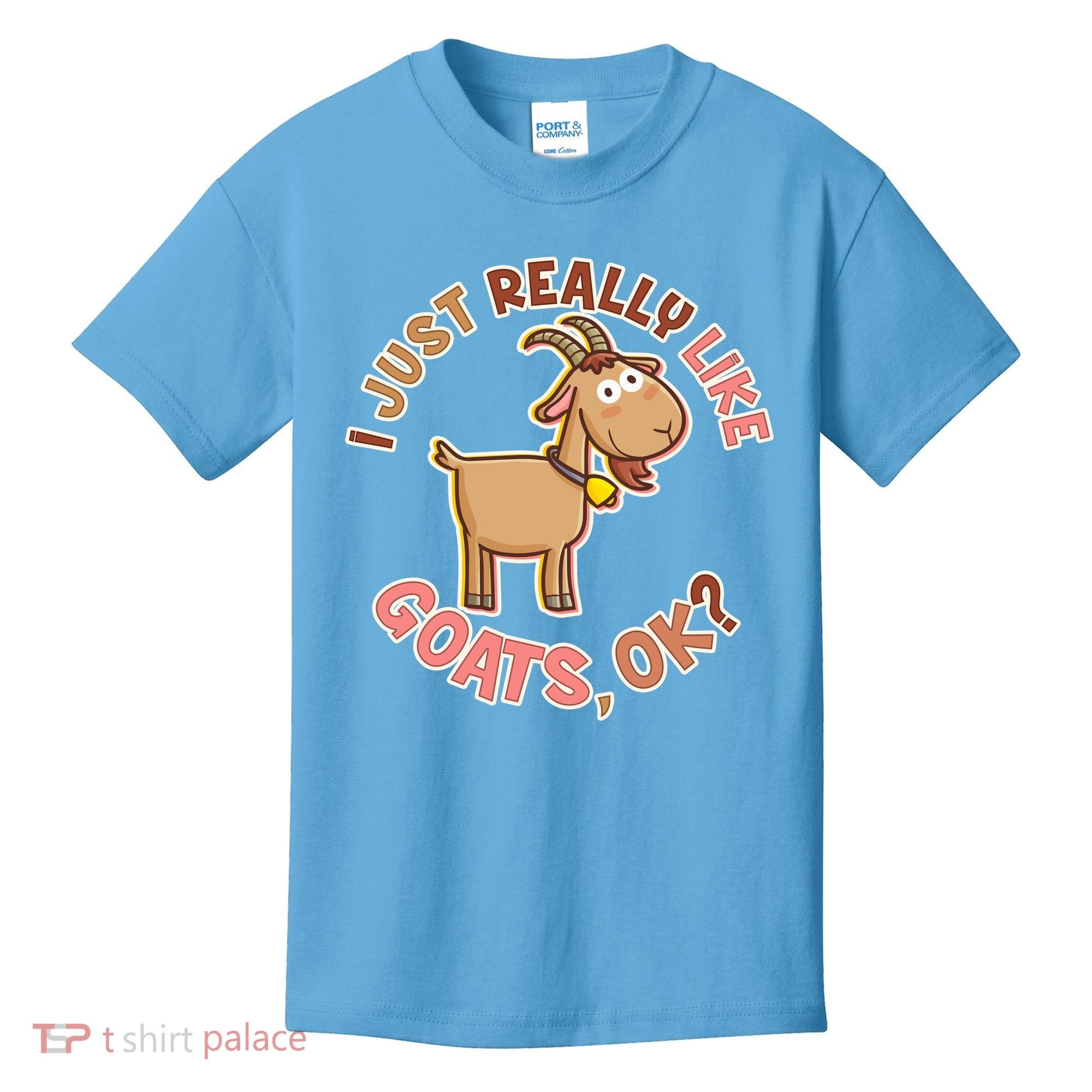 I Just Really Like Goats Ok? Kids T-Shirt