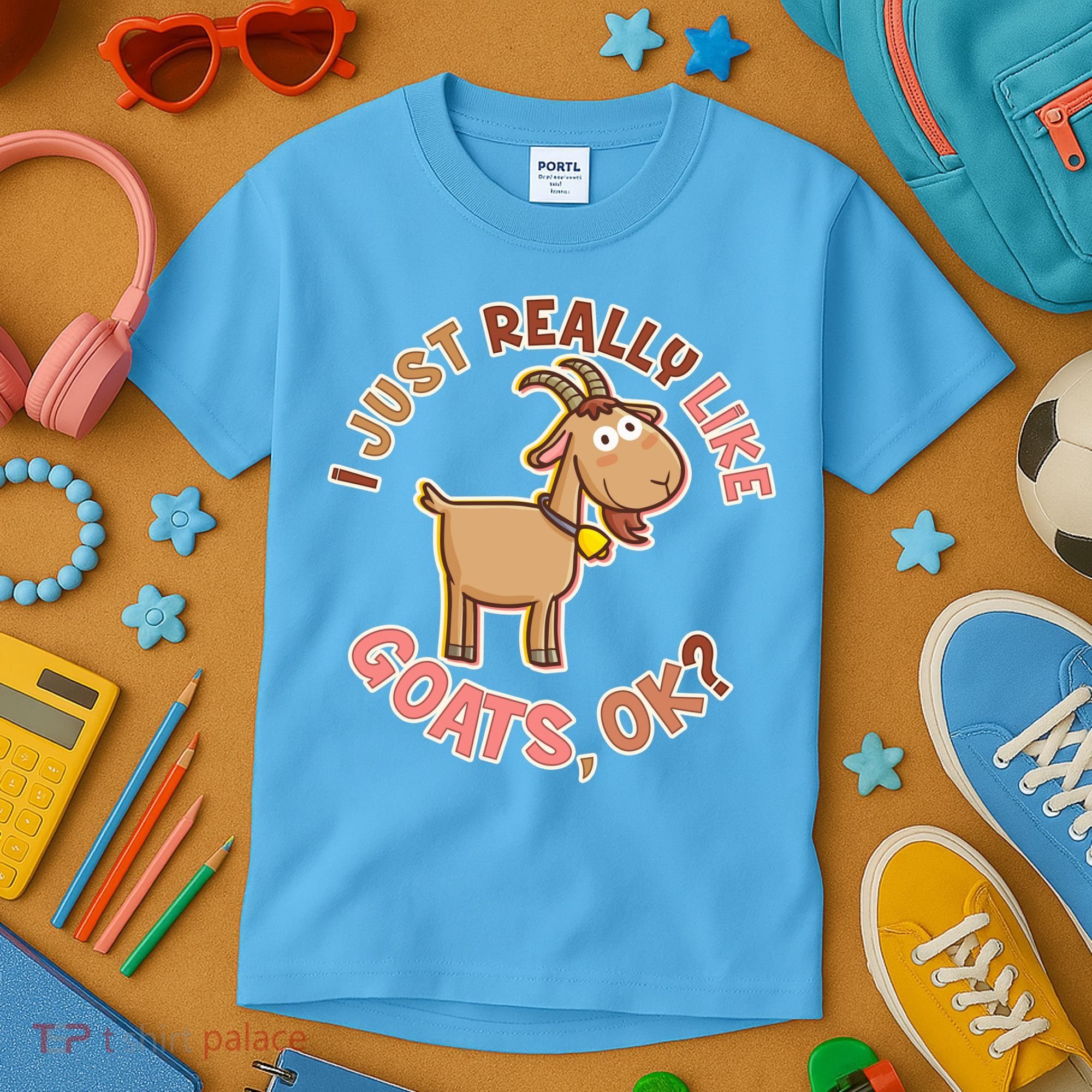 I Just Really Like Goats Ok? Kids T-Shirt