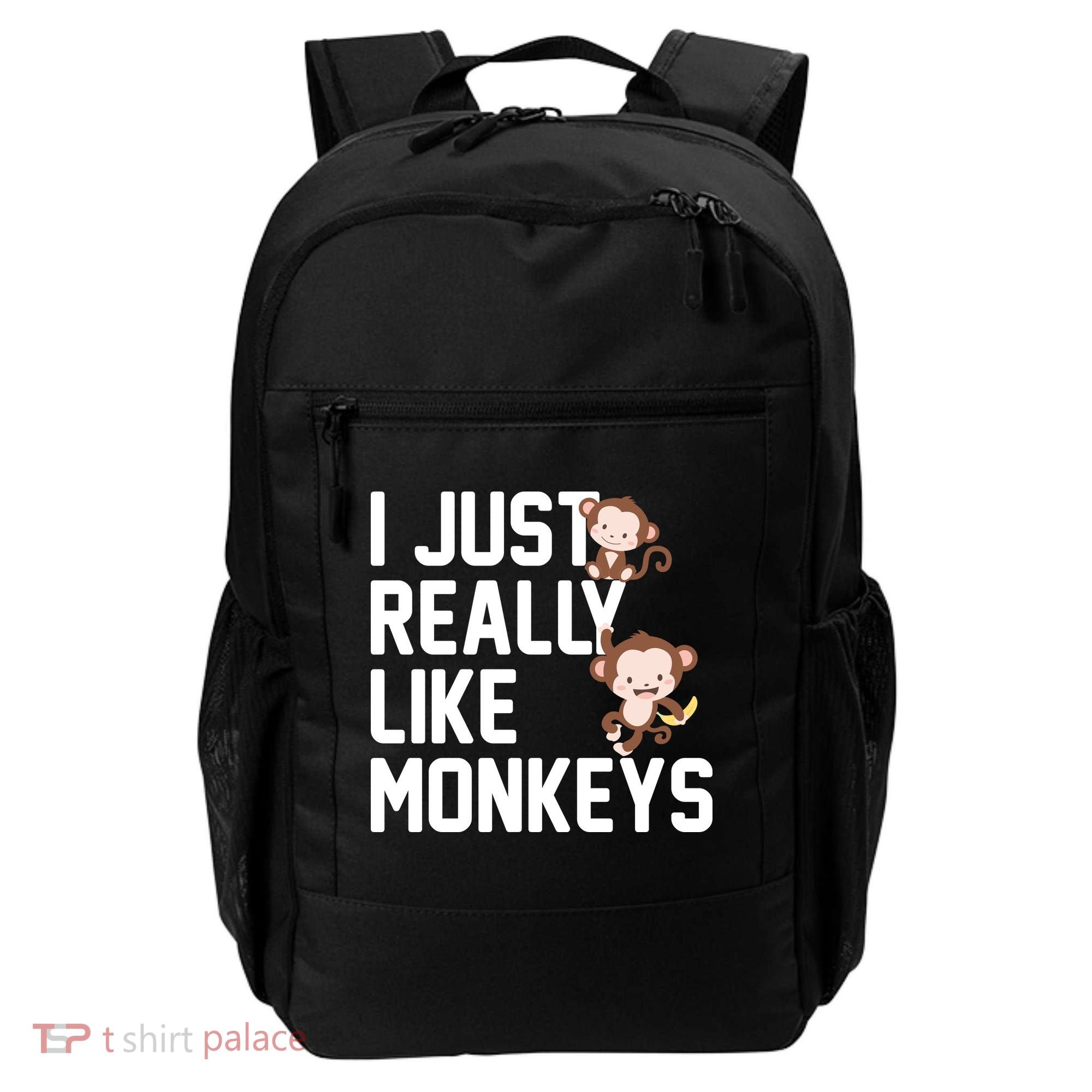 I Just Really Like Monkeys Backpack