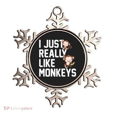 I Just Really Like Monkeys Ornament