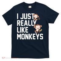 I Just Really Like Monkeys T-Shirt thumb 0