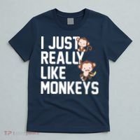I Just Really Like Monkeys T-Shirt thumb 5