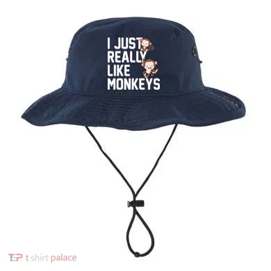 I Just Really Like Monkeys Bucket Hat