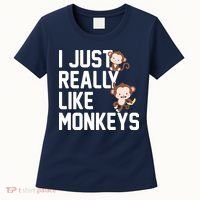 I Just Really Like Monkeys Women's T-Shirt thumb 0