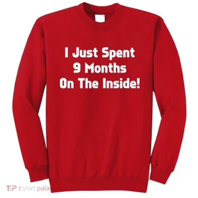 I Just Spent 9 Months on the Inside Sweatshirt