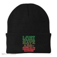 I Just Want Abs Christmas Candles Beanie thumb 0