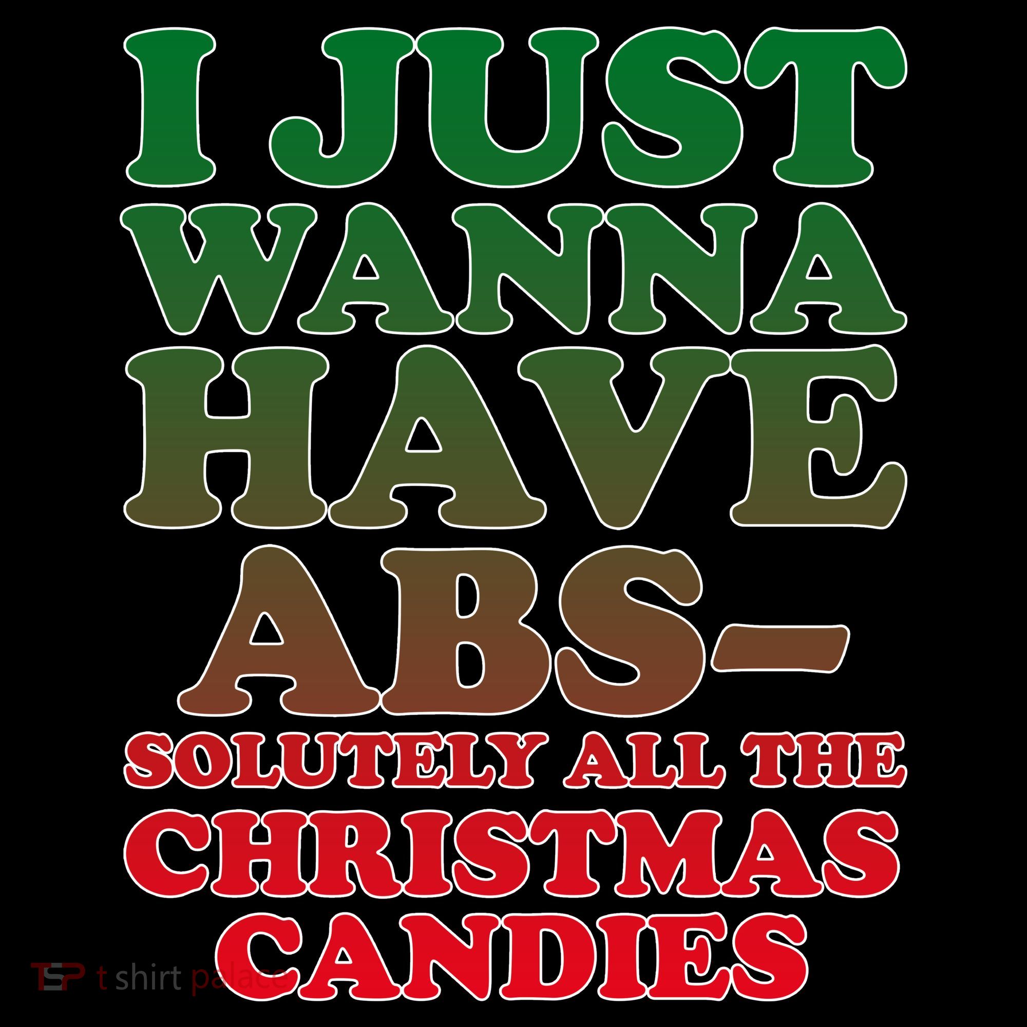I Just Want Abs Christmas Candles Women's Hoodie