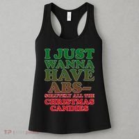 I Just Want Abs Christmas Candles Women's Tank Top thumb 3