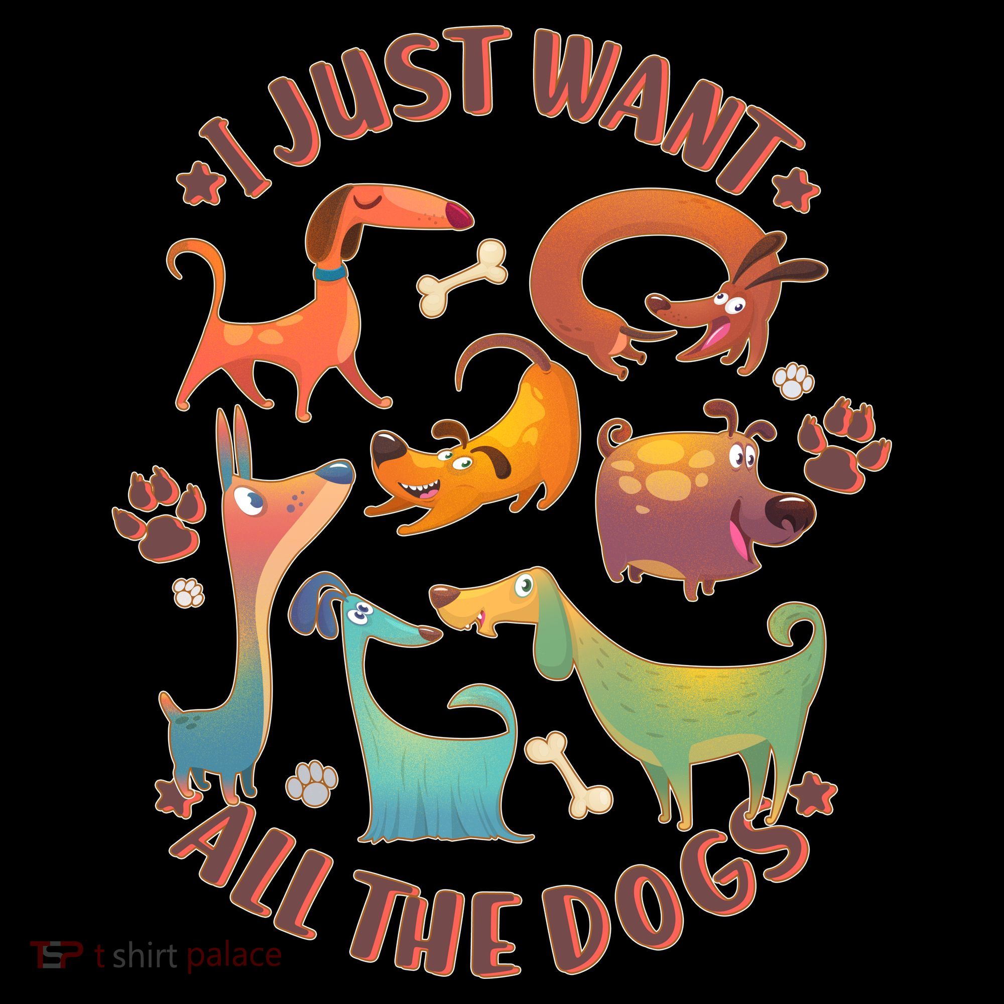 I Just Want All The Dogs Coffee Mug