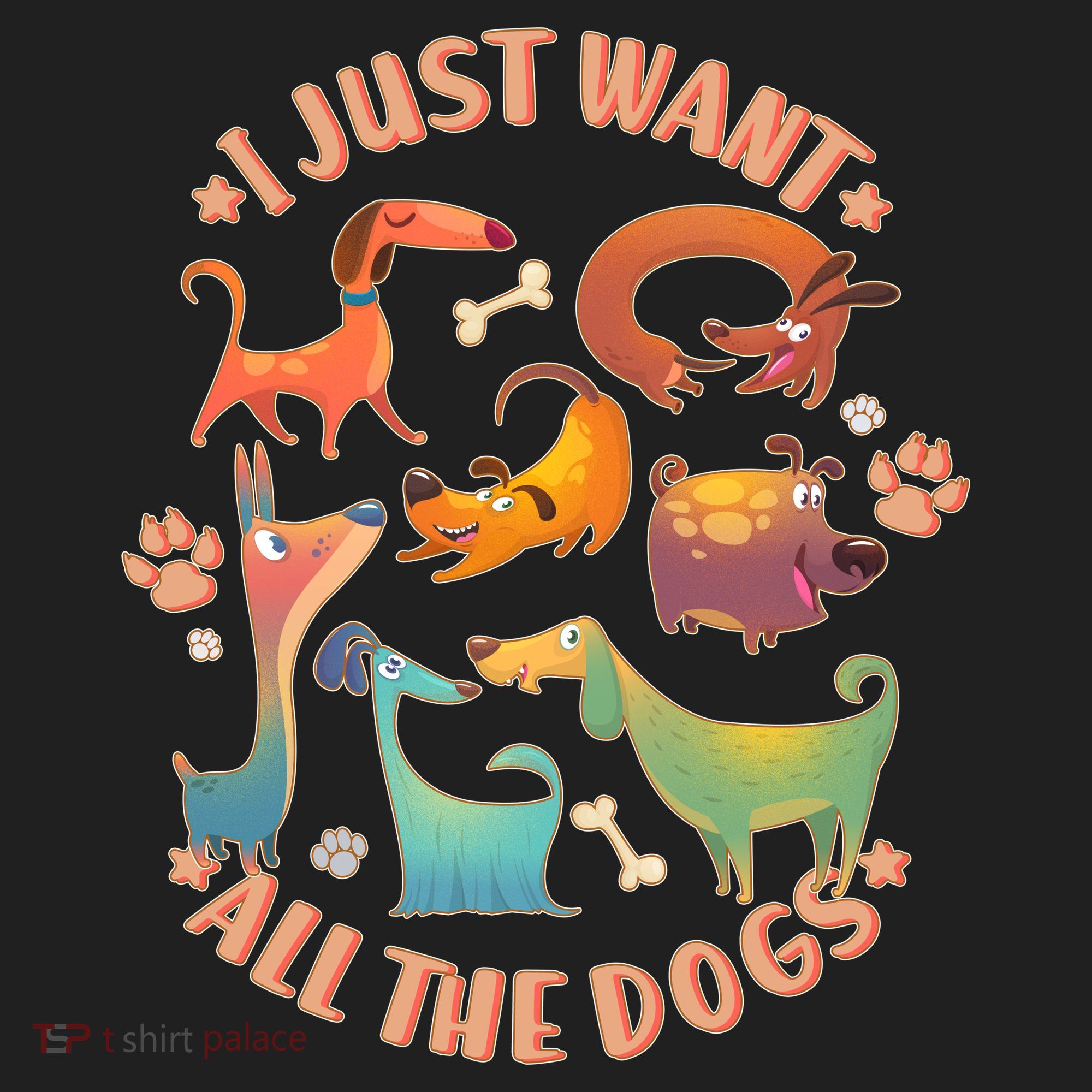 I Just Want All The Dogs Tumbler