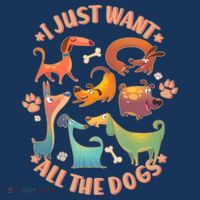 I Just Want All The Dogs Mousepad thumb 1