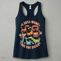 I Just Want All The Dogs Women's Tank Top thumb 3