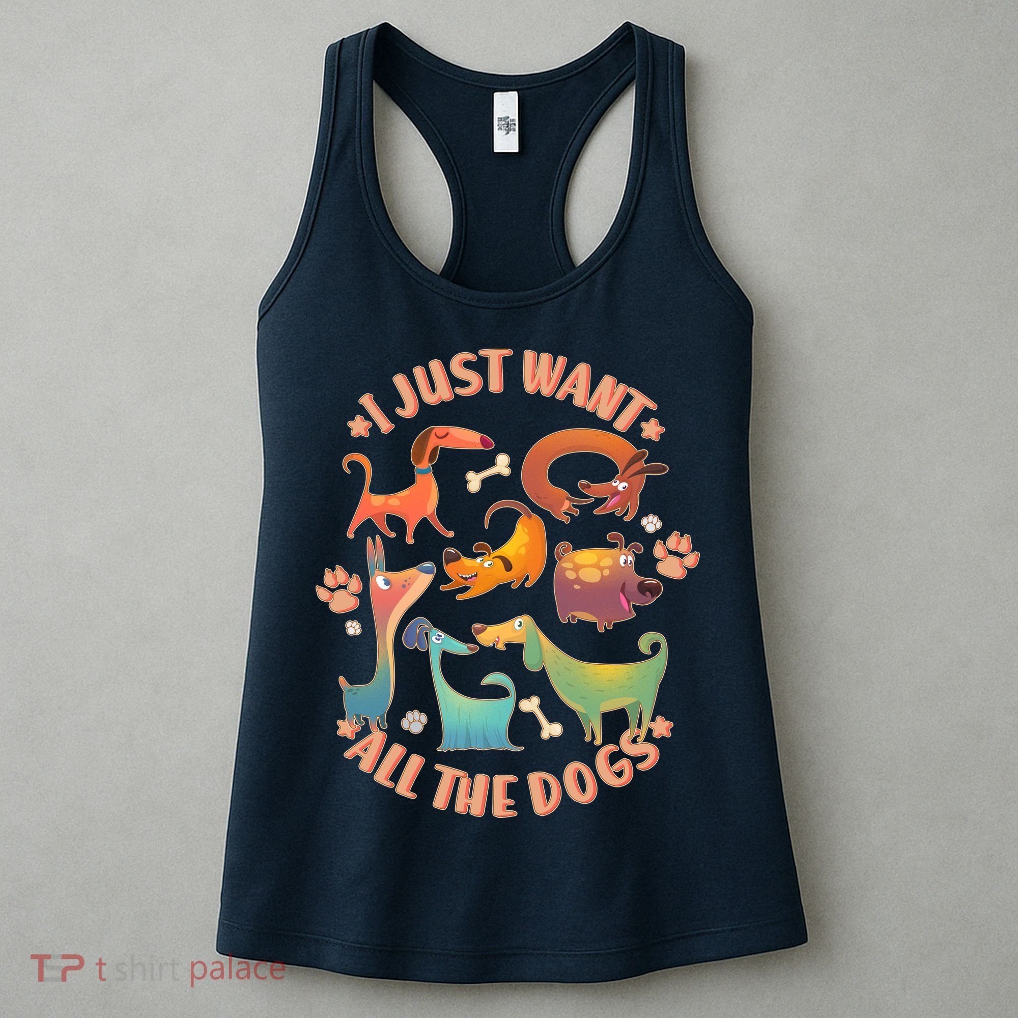 I Just Want All The Dogs Women's Tank Top