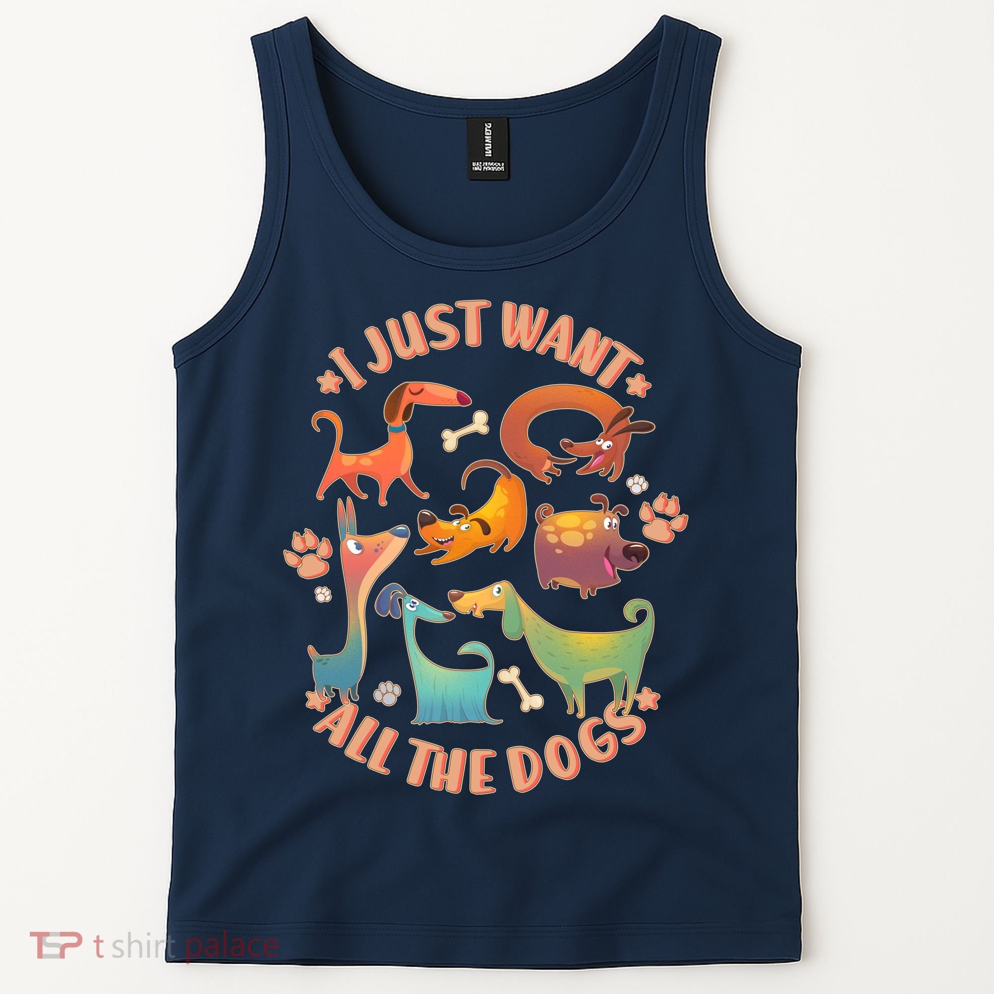 I Just Want All The Dogs Tank Top
