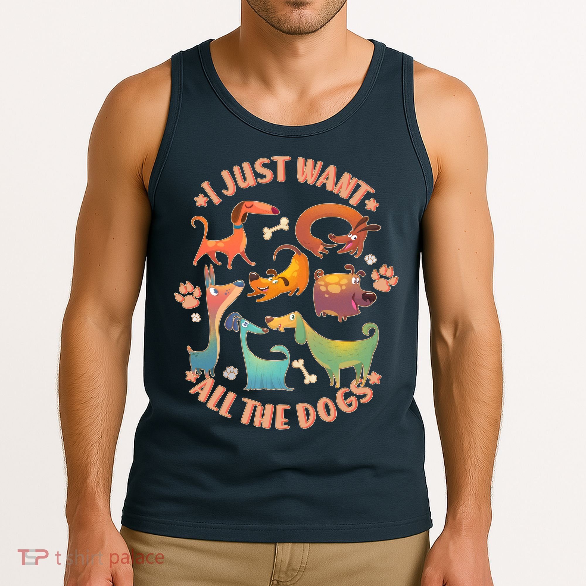 I Just Want All The Dogs Tank Top