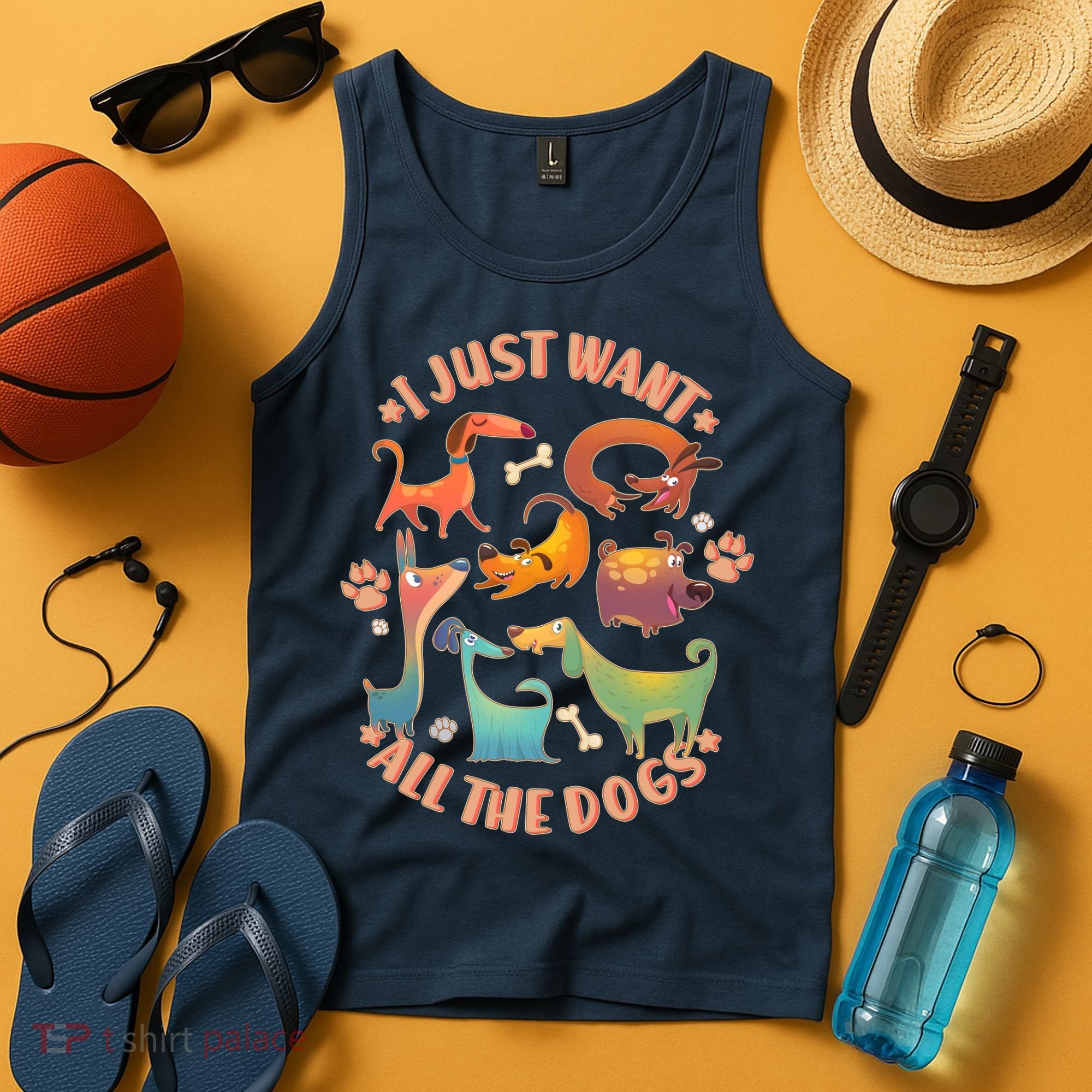I Just Want All The Dogs Tank Top