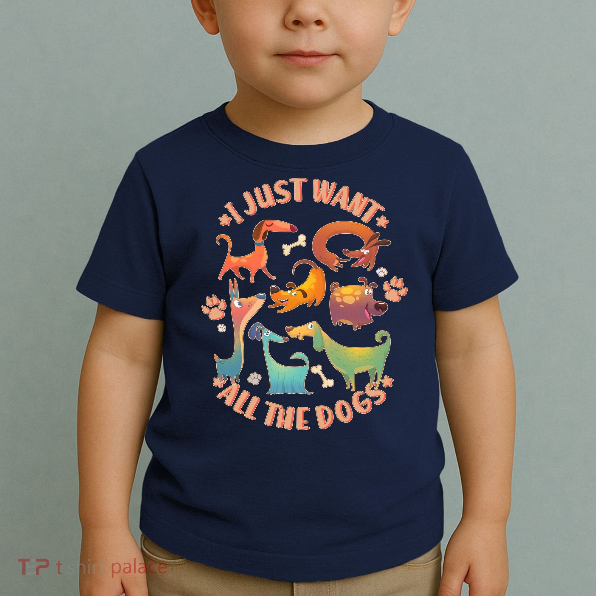 I Just Want All The Dogs Toddler T-Shirt