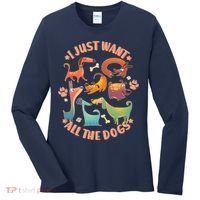 I Just Want All The Dogs Women's Long Sleeve Shirt thumb 0