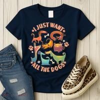 I Just Want All The Dogs Women's T-Shirt thumb 3