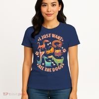 I Just Want All The Dogs Women's T-Shirt thumb 4