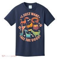 I Just Want All The Dogs Kids T-Shirt thumb 0