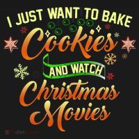 I Just Want To Bake Cookies And Watch Christmas Movies Women's Tank Top thumb 5