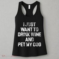 I Just Want To Drink Wine  Women's Tank Top thumb 3