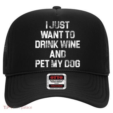 I Just Want To Drink Wine  Hat