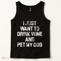 I Just Want To Drink Wine  Tank Top thumb 2