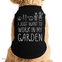 I Just Want To Work In My Garden Doggie Tank thumb 0