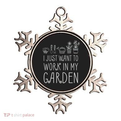 I Just Want To Work In My Garden Ornament