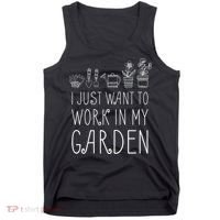 I Just Want To Work In My Garden Tank Top thumb 0