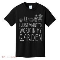 I Just Want To Work In My Garden Kids T-Shirt thumb 0