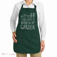 I Just Want To Work In My Garden Apron thumb 2
