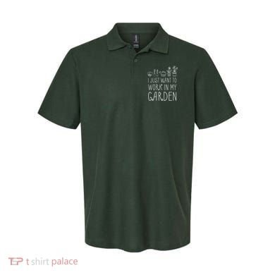 I Just Want To Work In My Garden Polo