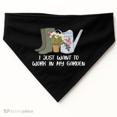 I Just Want To Work On My Garden USA-Made Doggie Bandana