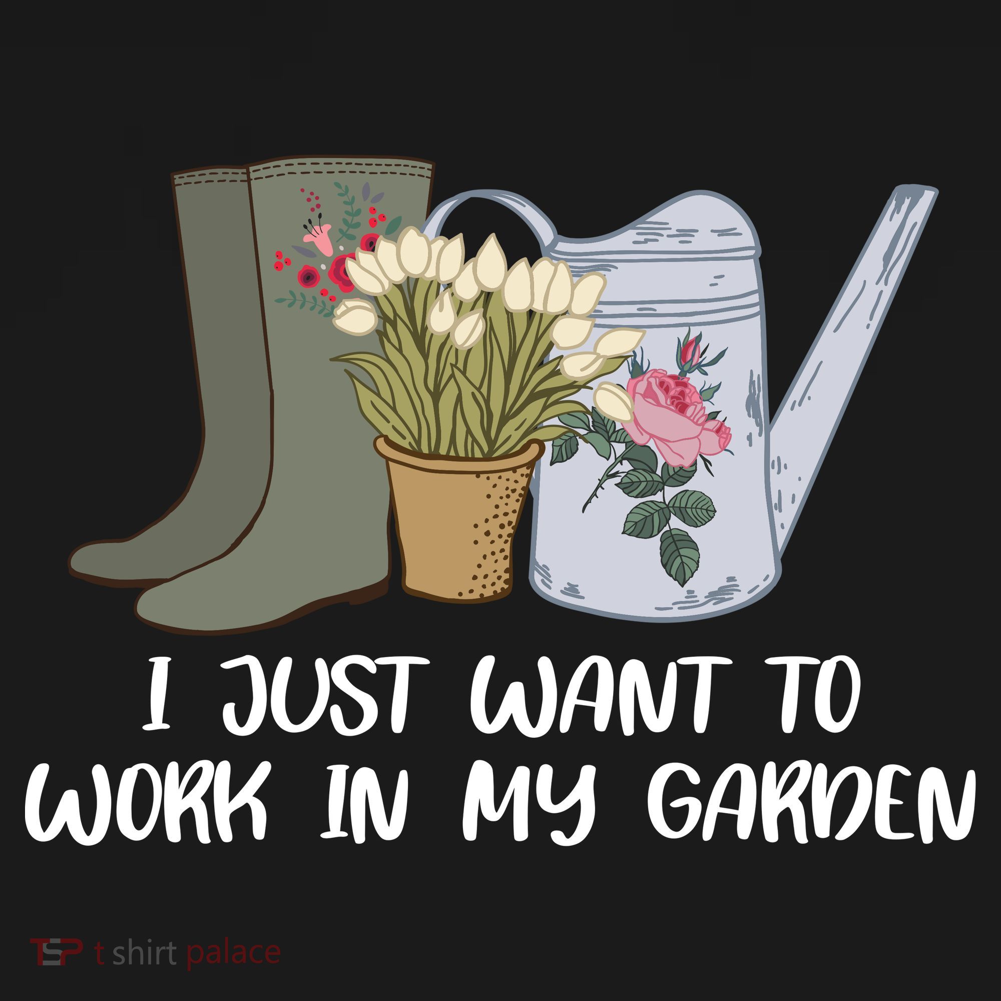 I Just Want To Work On My Garden Baby Bodysuit