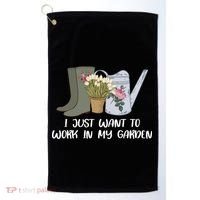 I Just Want To Work On My Garden Golf Towel thumb 0